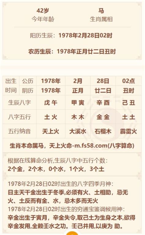 1978年五行属什么